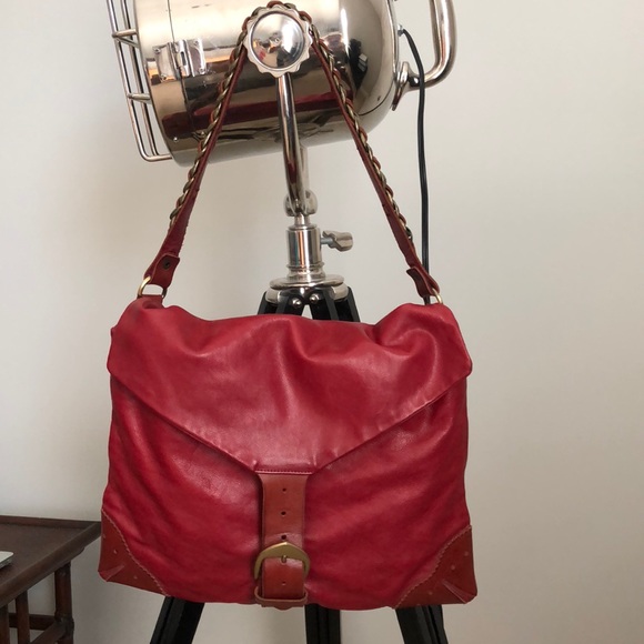 Red Leather Purse - Picture 2 of 4